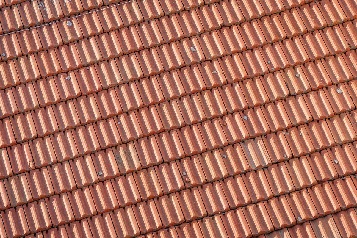 Détail d’une couverture posée par Duval Miguel Couverture